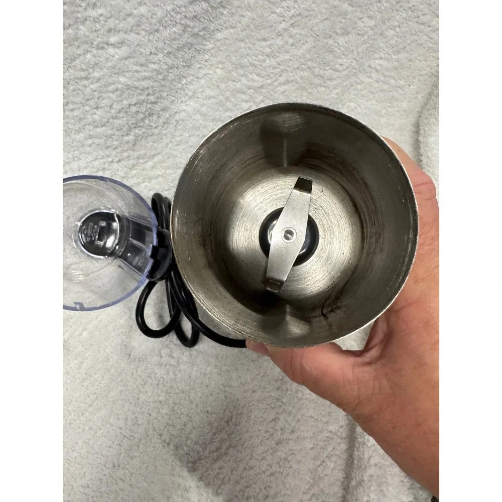 KitchenAid BCG111OB Blade Coffee Grinder Brushed Stainless Steel 170W Silver